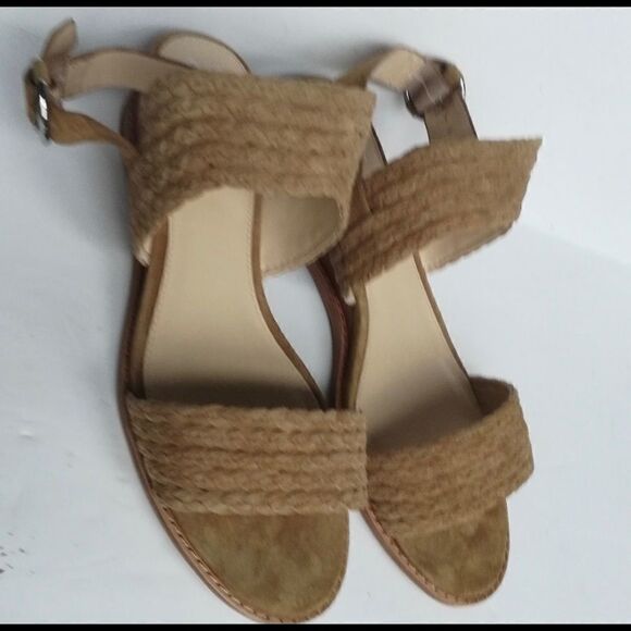Vince Camuto  suede Raner Braided wedge sandals - Picture 5 of 9